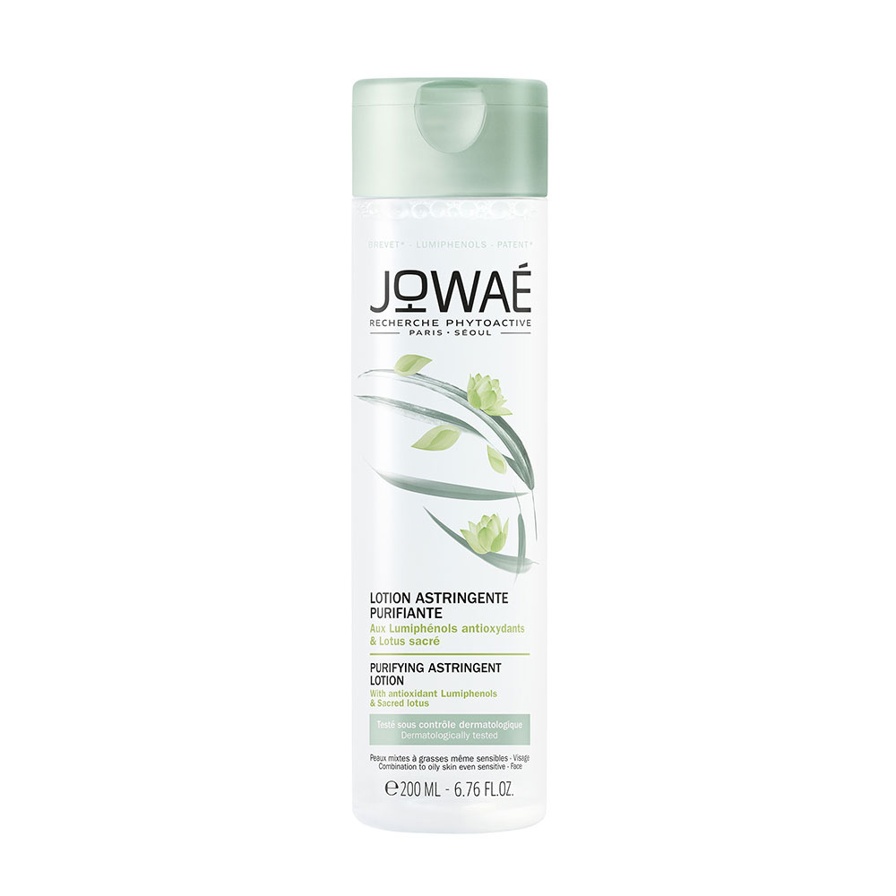 Jowae Lotion astringente purifiante 200ml au Lotus sacré Nettoyant & démaquillant Soin anti-imperfections