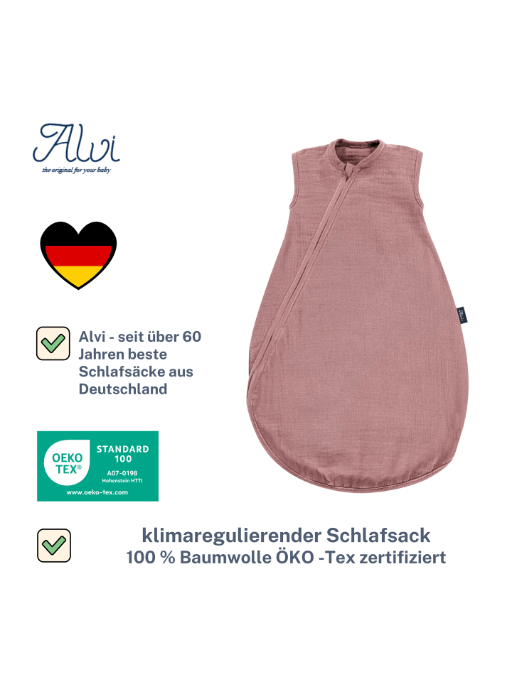 Kinderhaus Blaubär Baby Mäxchen Sommertraum Mullschlafsack TOP in Fox Glove günstig kaufen