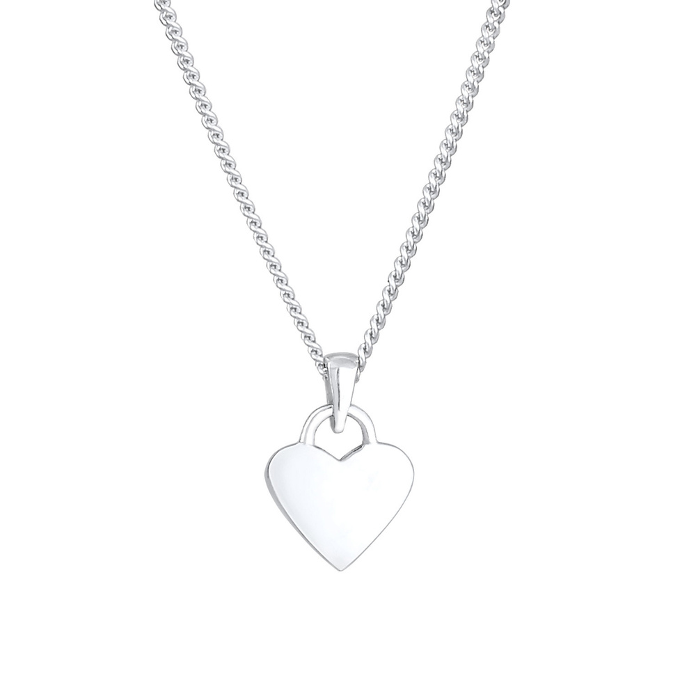 Elli Elli Collier Enfants Pendentif Cœur Mignon avec émail rouge en argent sterling 92 collier