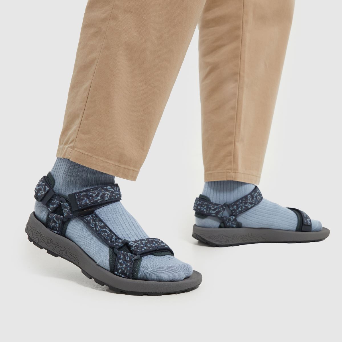 Teva Terragrip-sandaler i svart och blått