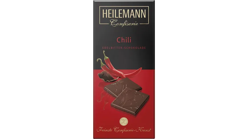 Heilemann Chili Edelbitter-Schokolade 80 g