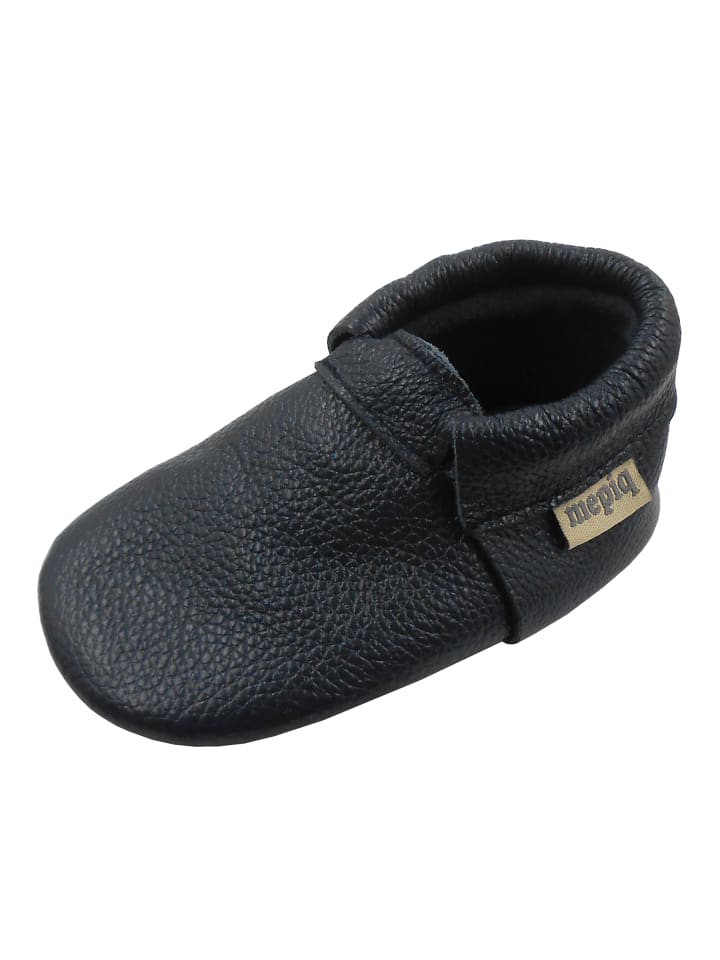 Yalion Baby Leder-Krabbelschuhe in Dunkelblau günstig kaufen