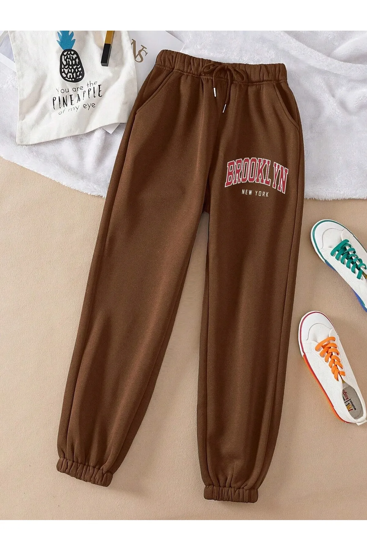 MOONBULL  Jogginghose - Braun - Slim