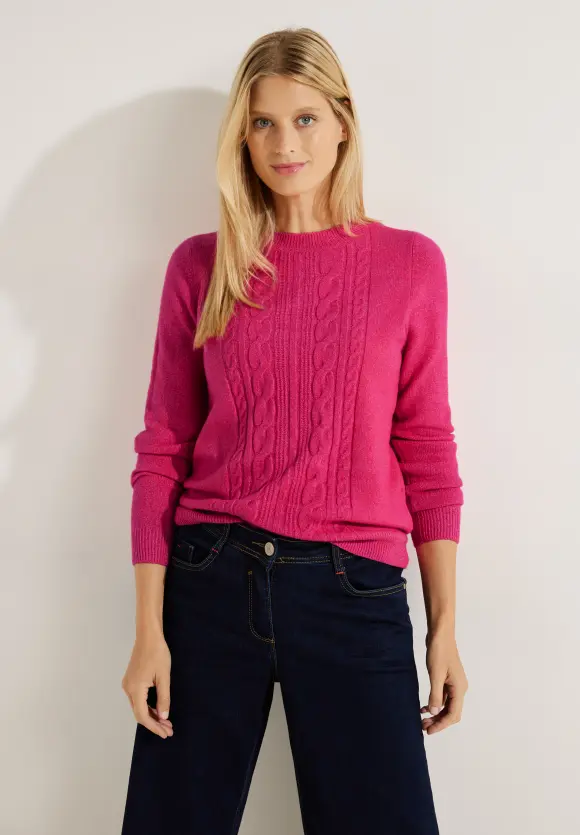 CECIL Cosy Zopfmuster Pullover