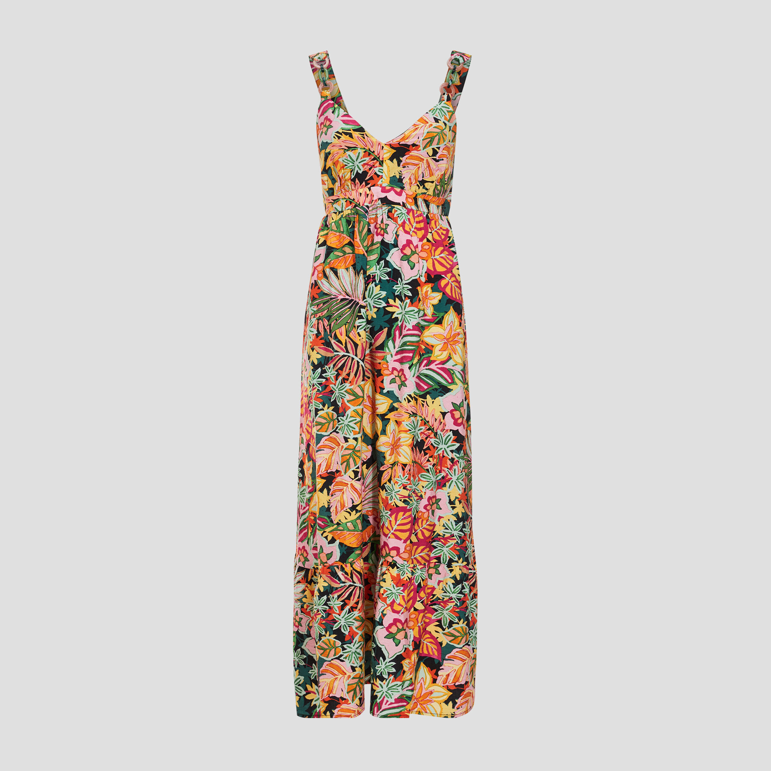 Robe longue à bretelles blanc femme | Cache Cache