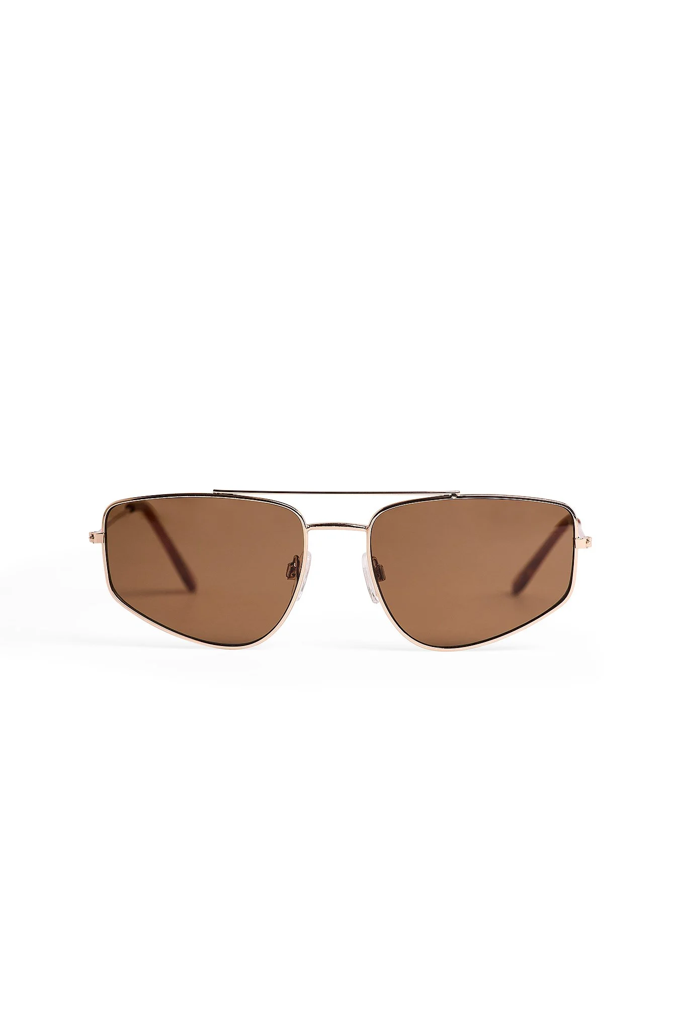 Kantige Pilot-Sonnenbrille