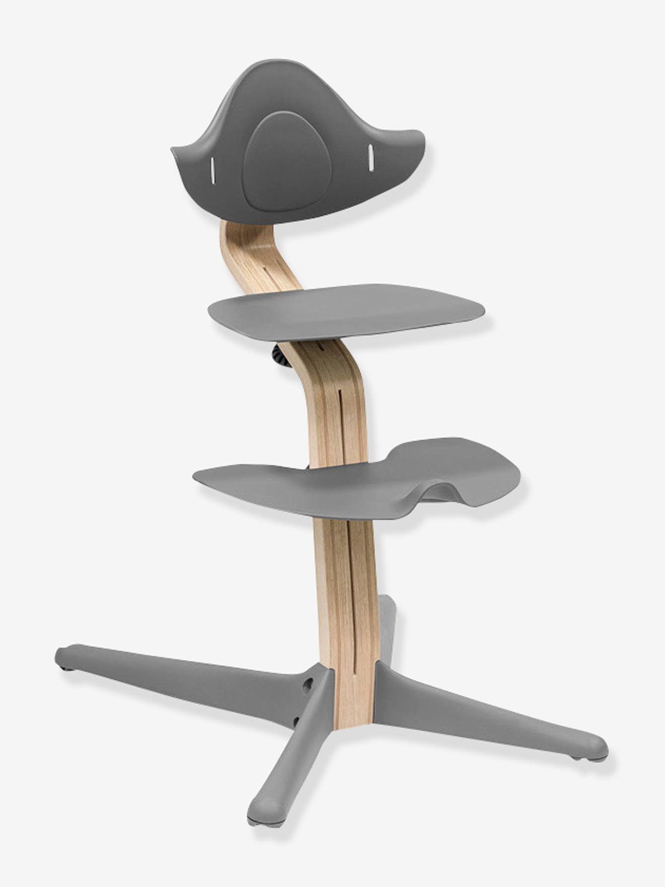 Chaise haute STOKKE Nomi naturel/blanc