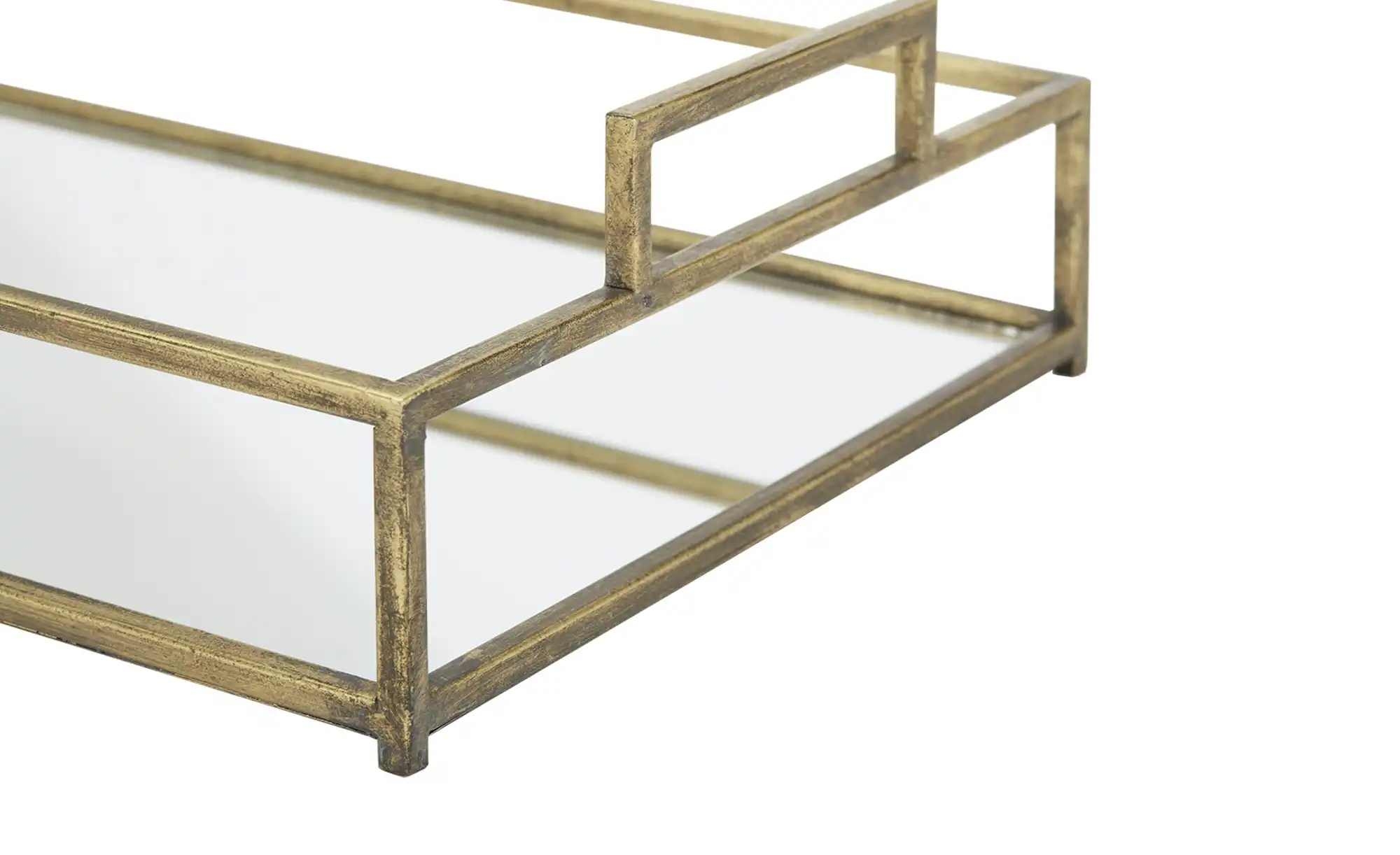 Tablett mit Spiegelboden