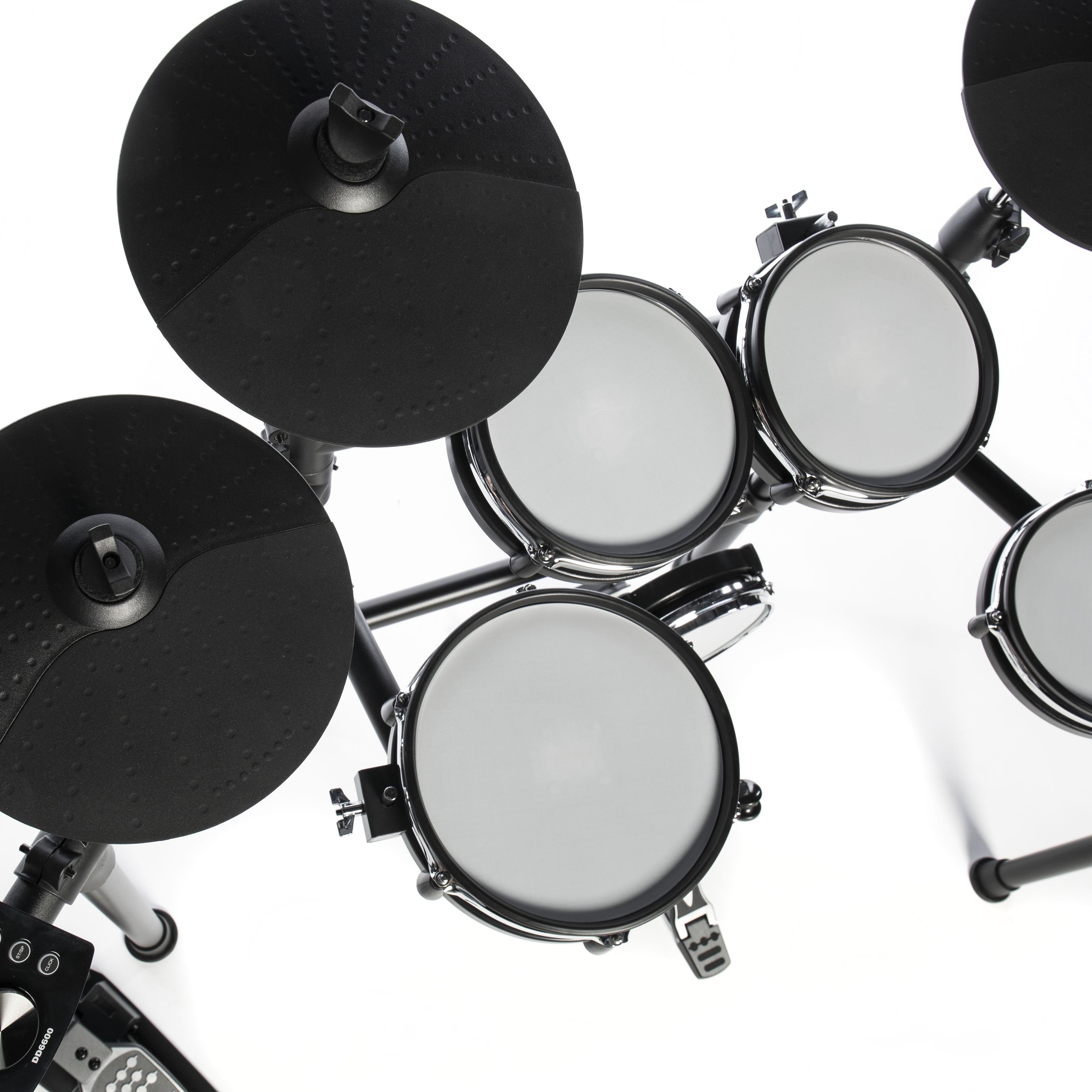 FAME E-Drum, DD-6600 E-Drum Set, Elektronisches Schlagzeug-Set mit 408 Sounds, Dua