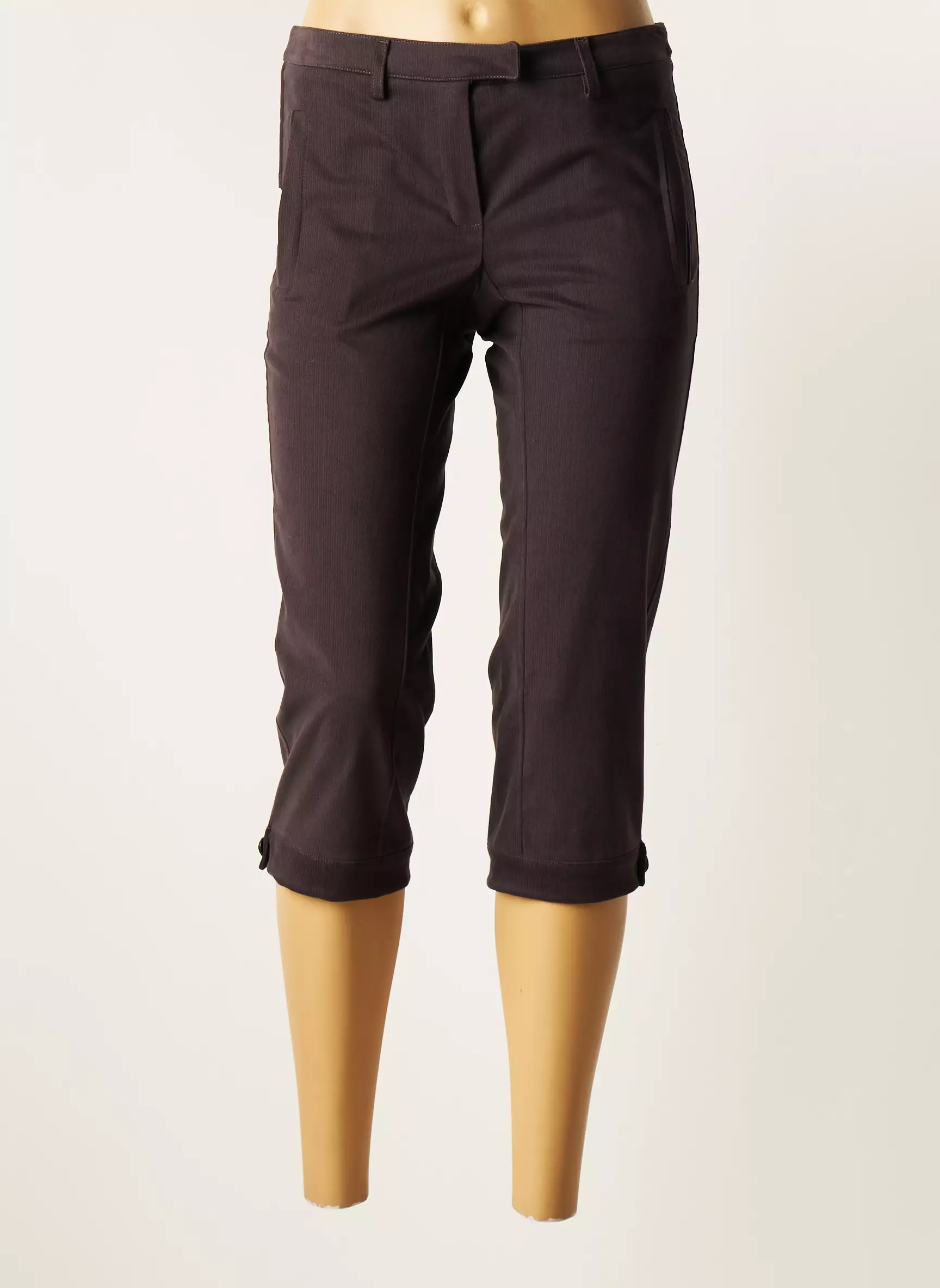 Helena Sorel Pantacourts Femme couleur gris