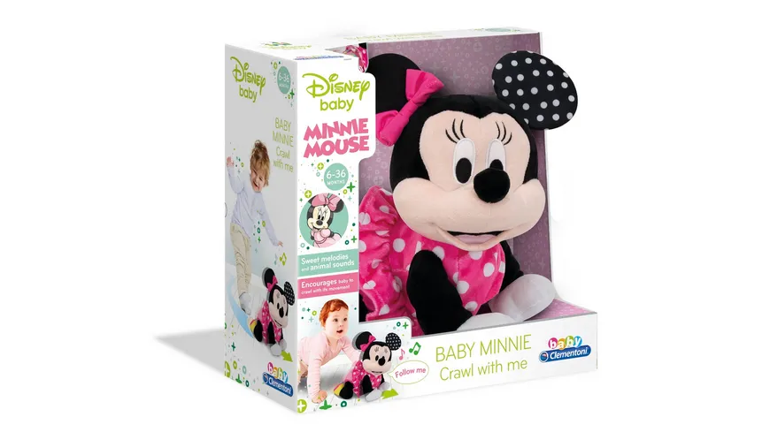 Clementoni - Baby Minnie - Krabbel mit mir