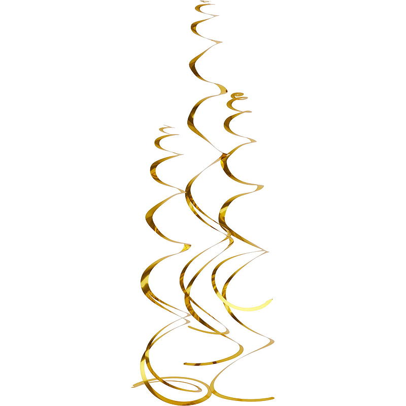 Giform Party dekorasjon 3 stk swirl