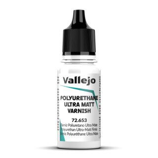 Game Color Polyurethane Ultra Matt Varnish 18 ml (72653)