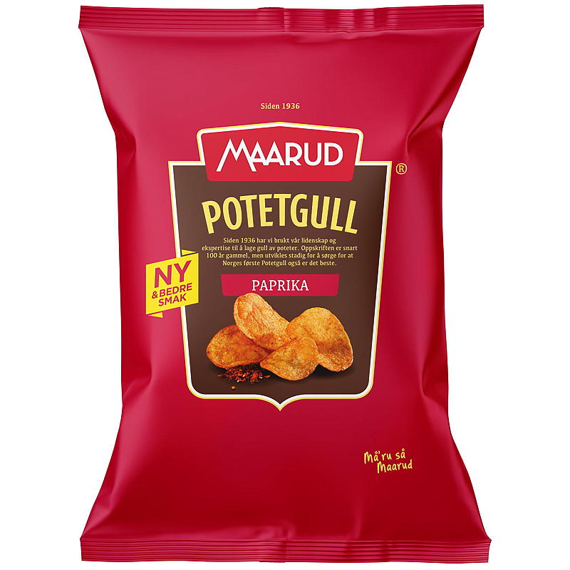Maarud Potetgull 250 g Paprika Maarud