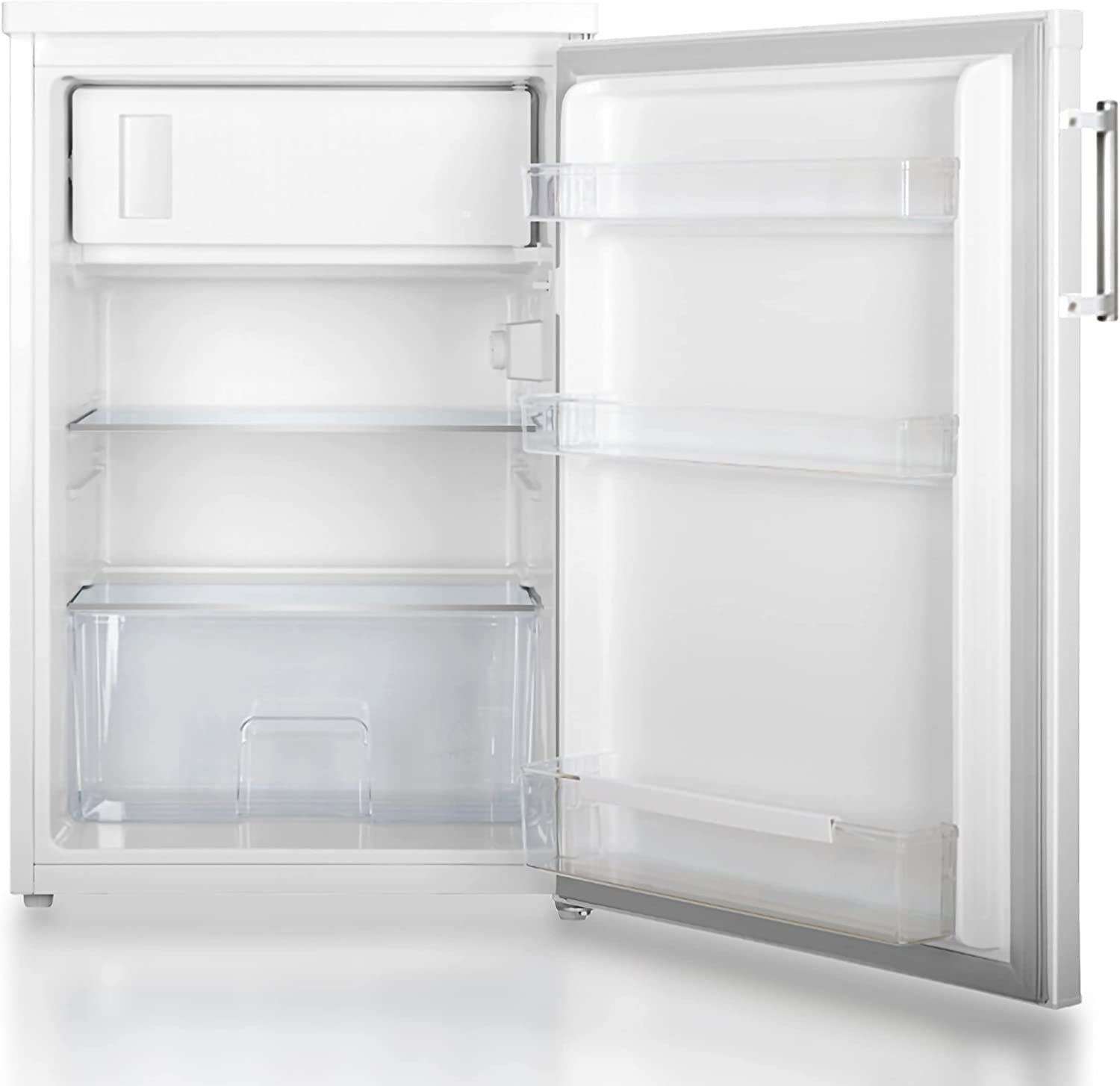 Heinrich´s Getränkekühlschrank Fridge, Minibar HKS 4190, 84.5 cm hoch, 56 cm breit, 20L klein kompakt leise: 40db mit Gefrierfach