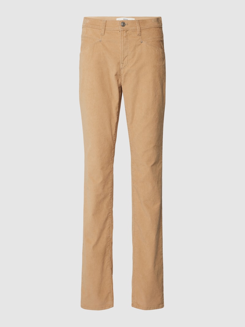 Cordhose mit Eingrifftaschen in camel