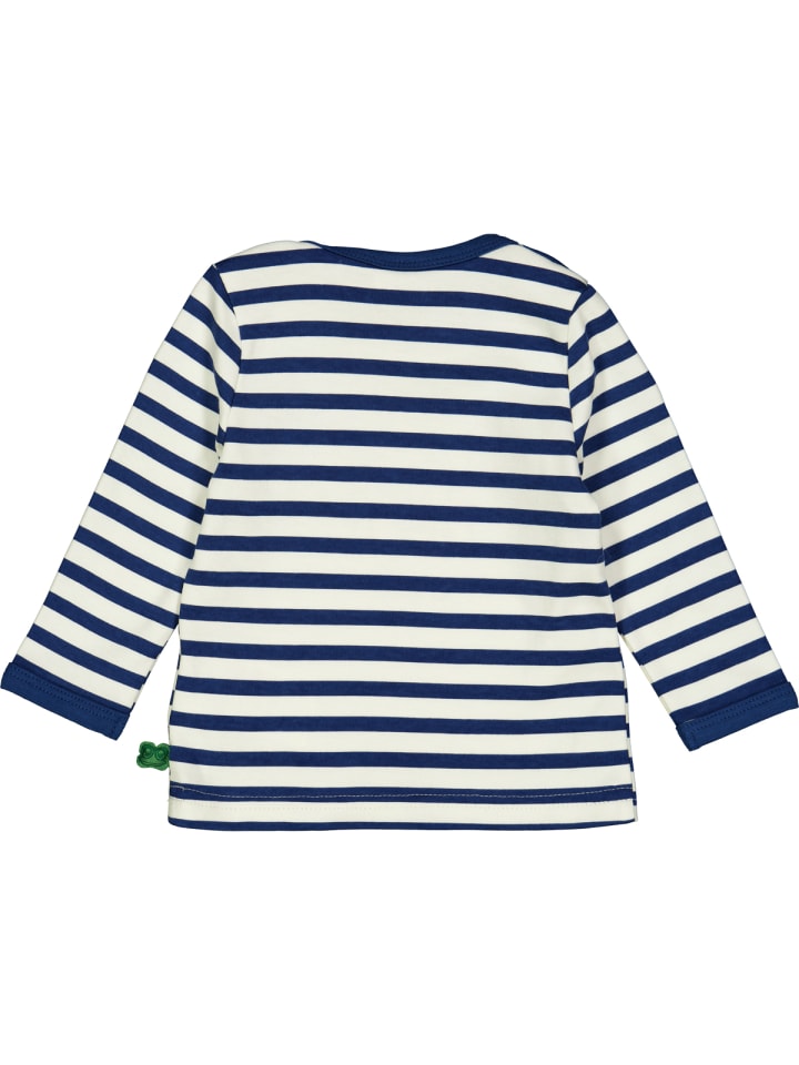 Fred´s World by GREEN COTTON Babylangarmshirt in Almond/ Navy günstig kaufen