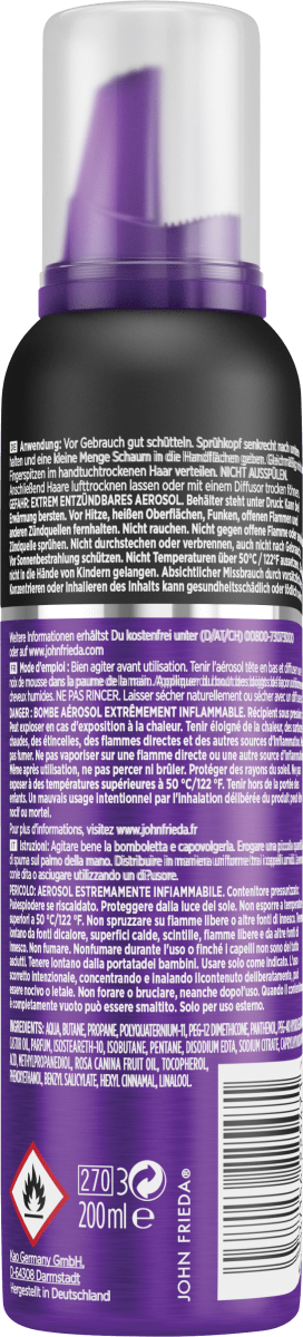 Schaumfestiger Frizz Ease Traumlocken, 200 ml