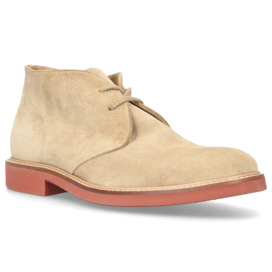 Budapester - Stiefel 51070 Veloursleder - beige
