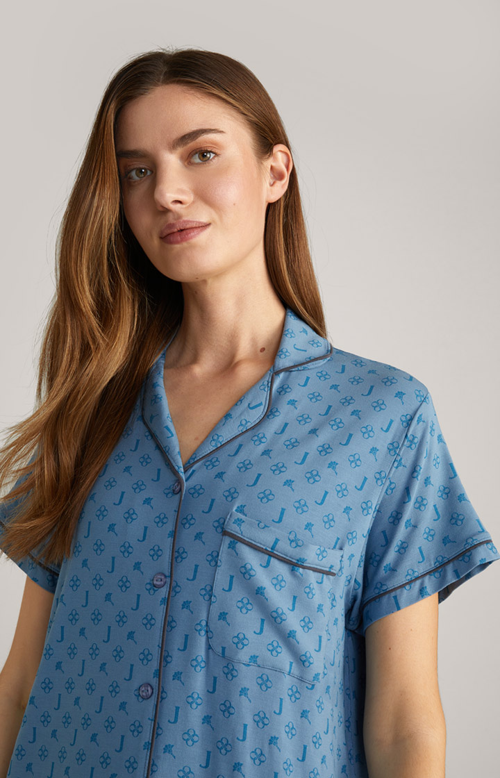 Loungewear Longshirt in Ocean Blue