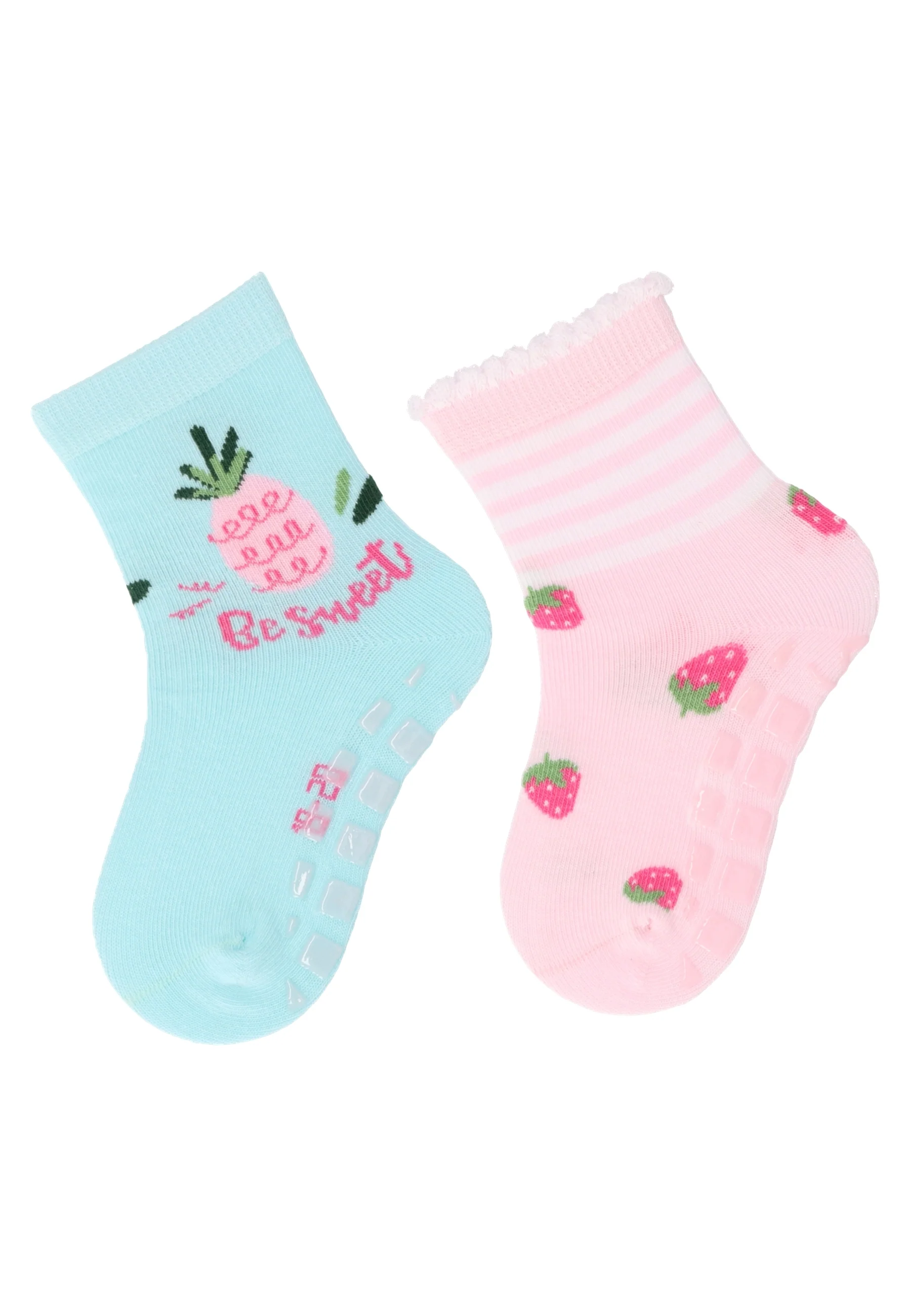 ABS Socken im 2er Pack mit Motiv Obst