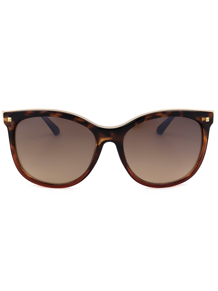 Guess Damen-Sonnenbrille in Braun/ Gold günstig kaufen 60