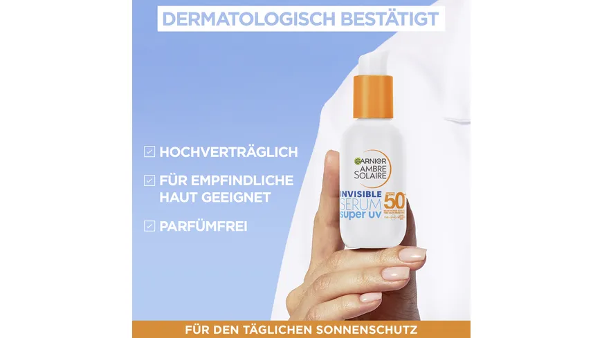Garnier Ambre Solaire Super UV Gesichtsserum LSF50 30 ml
