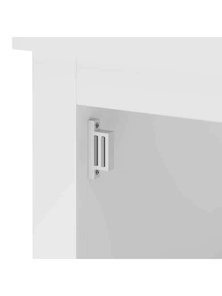 relaxdays Badezimmerschrank in Weiß - (B)30 x (H)81 x (T)33 cm günstig kaufen onesize