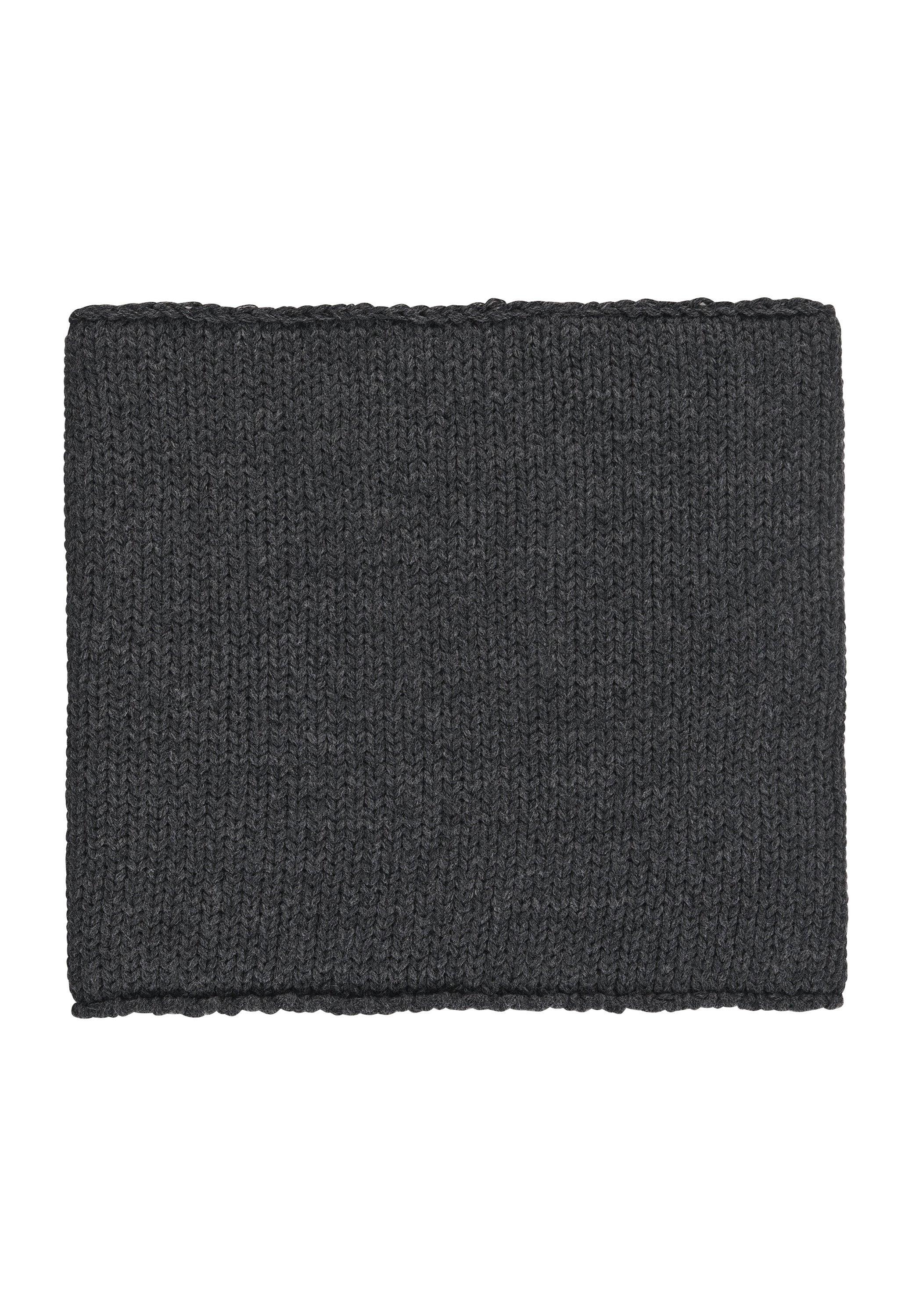 Strick-Schlupfschal glatt, mit Microfleece Futter
