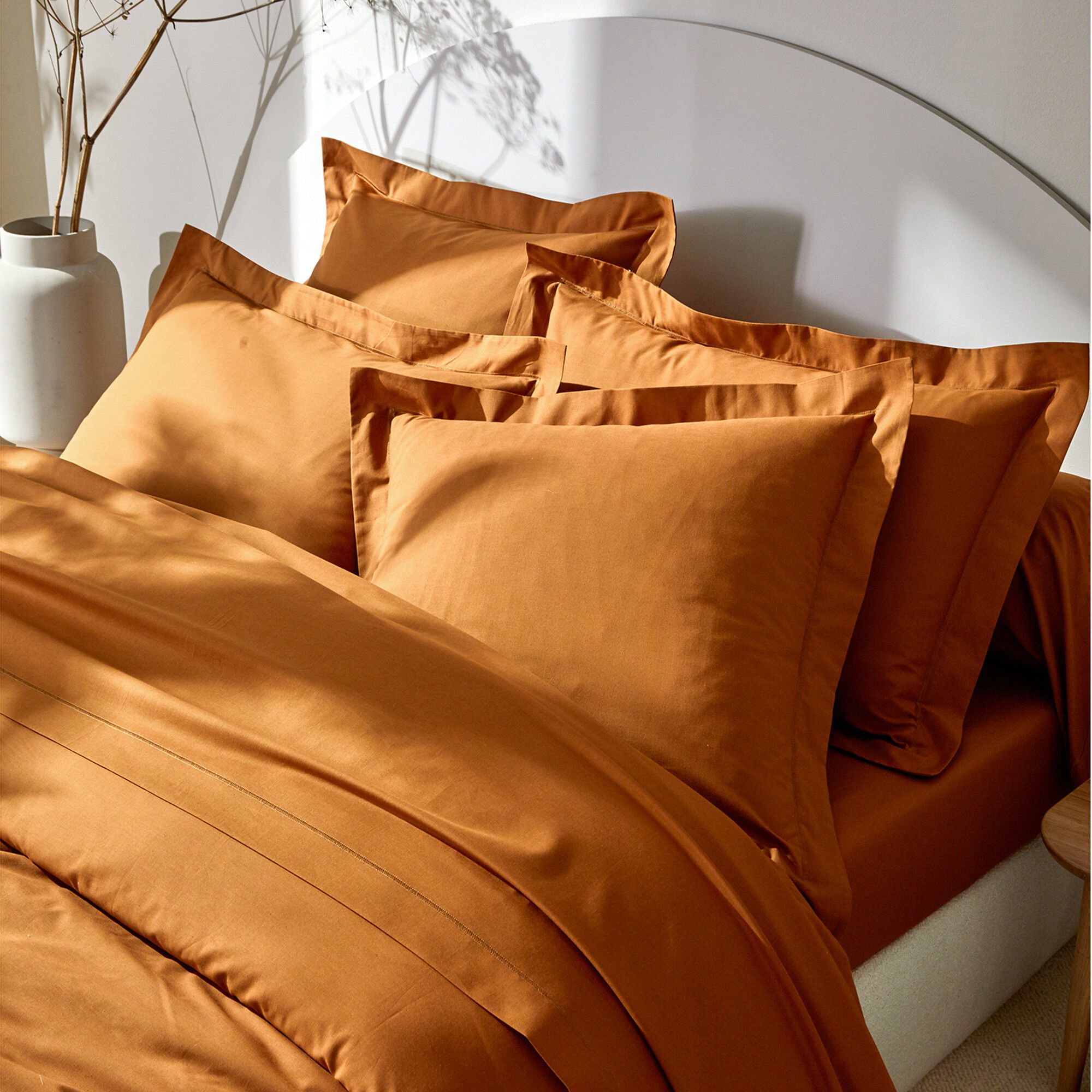 Linge de lit uni coton