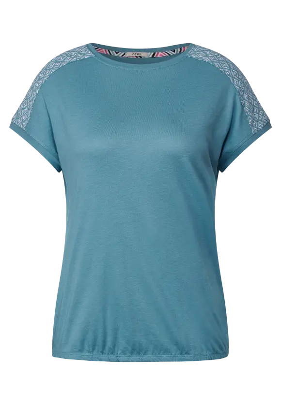 CECIL Shirt mit Schulterprint