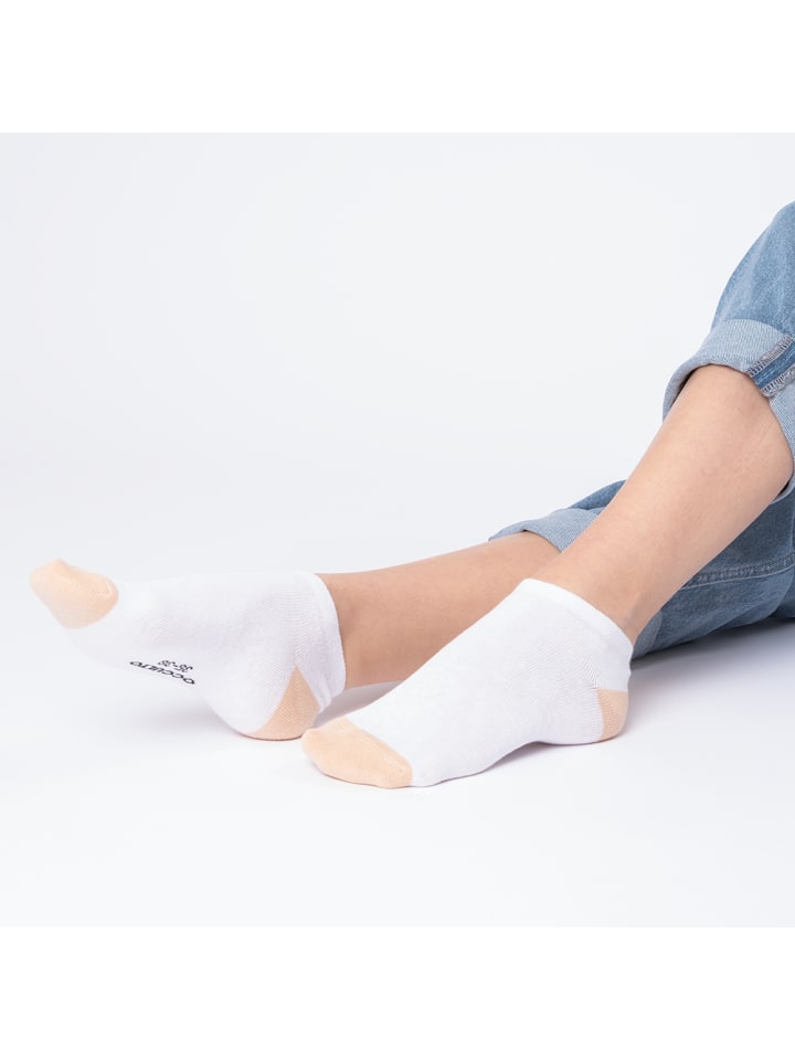 Occulto 10er Pack Muster Sneaker Socken Maja in Grau-Pastell günstig kaufen
