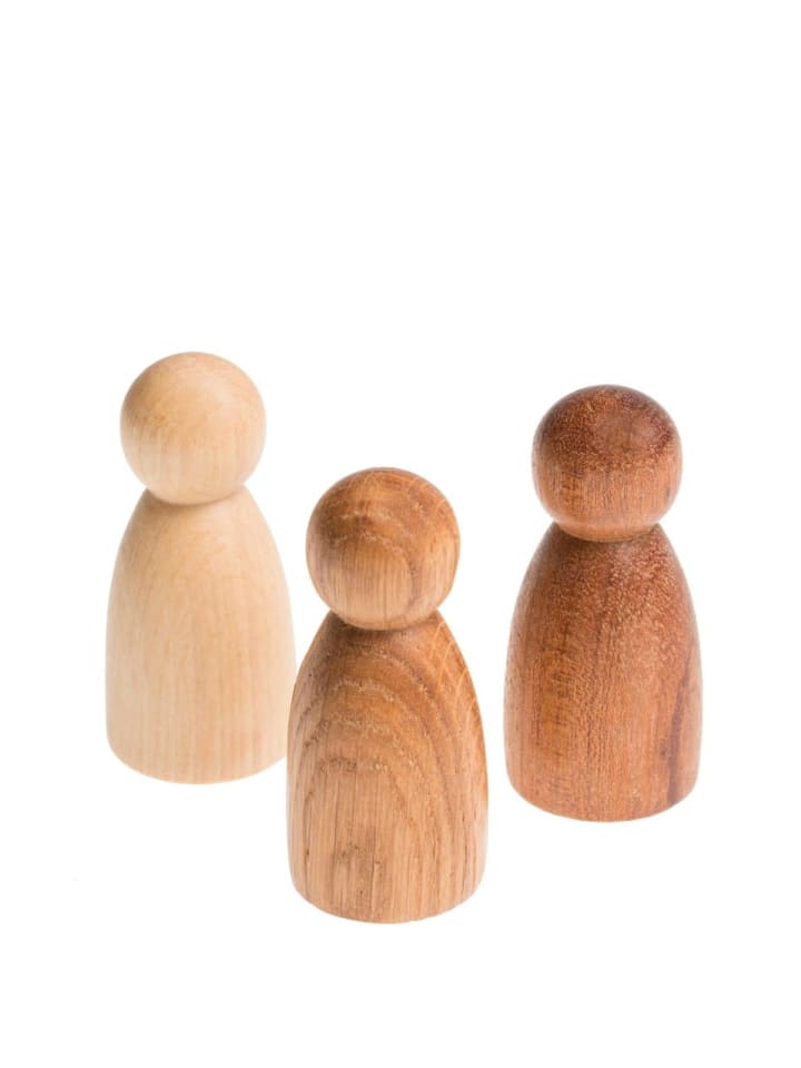 Grapat 3tlg. Set: Nins in drei versch. Holznuancen in natur günstig kaufen onesize