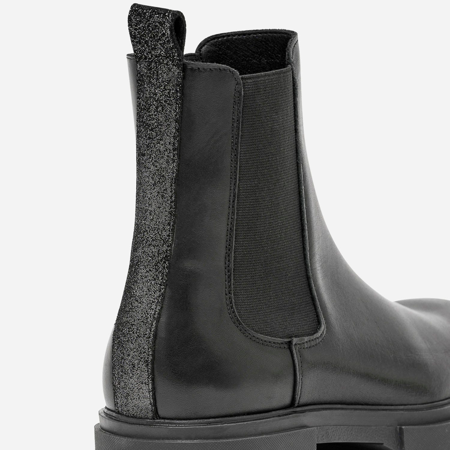 Chelsea boots TEXTO noir en cuir