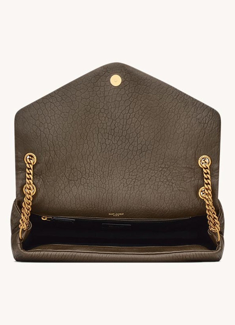 Geantă mare Saint Laurent Calypso din piele de miel