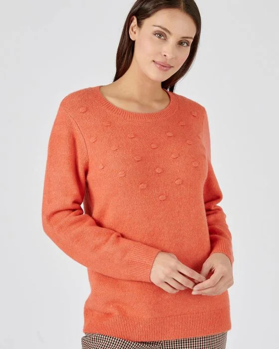 Pull maille chaude fantaisie, manches longues Thermolactyl
