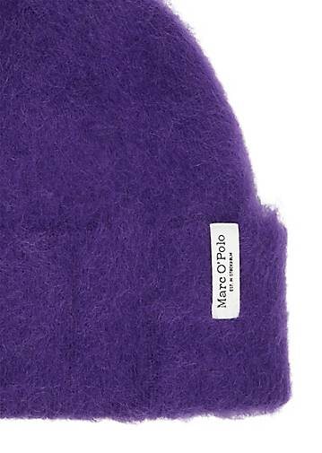 Marc O'Polo Strickmütze mit fluffiger Mohairwolle