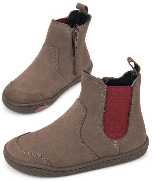 Groundies Kids ~ Everyday Chelsea GK2 ~ Taupe/Red