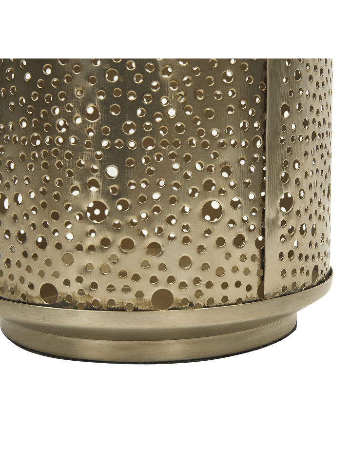 Beliani Windlichtsäulen CORFU in Gold - (W) 15 x (H) 25 x (L) 15 cm günstig kaufen onesize