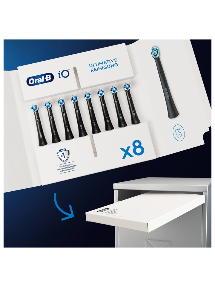 Oral-B 8er-Set: Ersatz-Bürstenköpfe 
