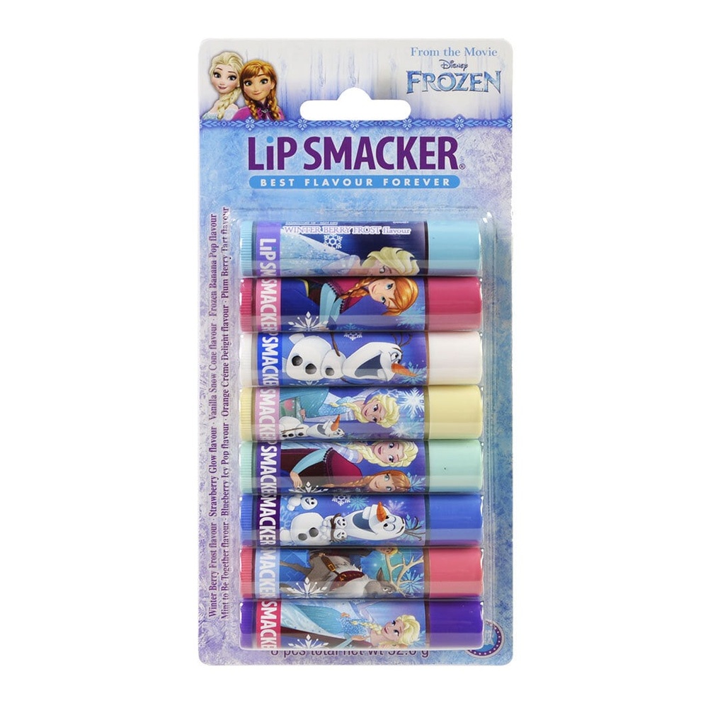 lip smacker Disney Frozen Party Pack 8 pcs - Disney La Reine des Neiges II Baume à lèvres