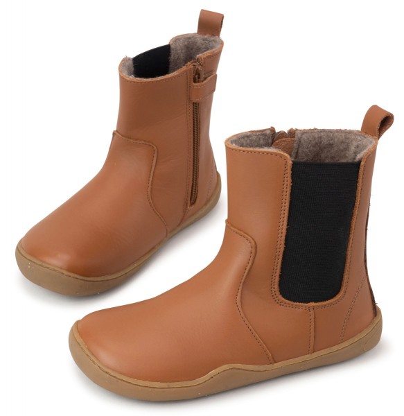 bLifestyle ~ Vikunja Chelsea Bio Stiefel Warm ~ Haselnuss