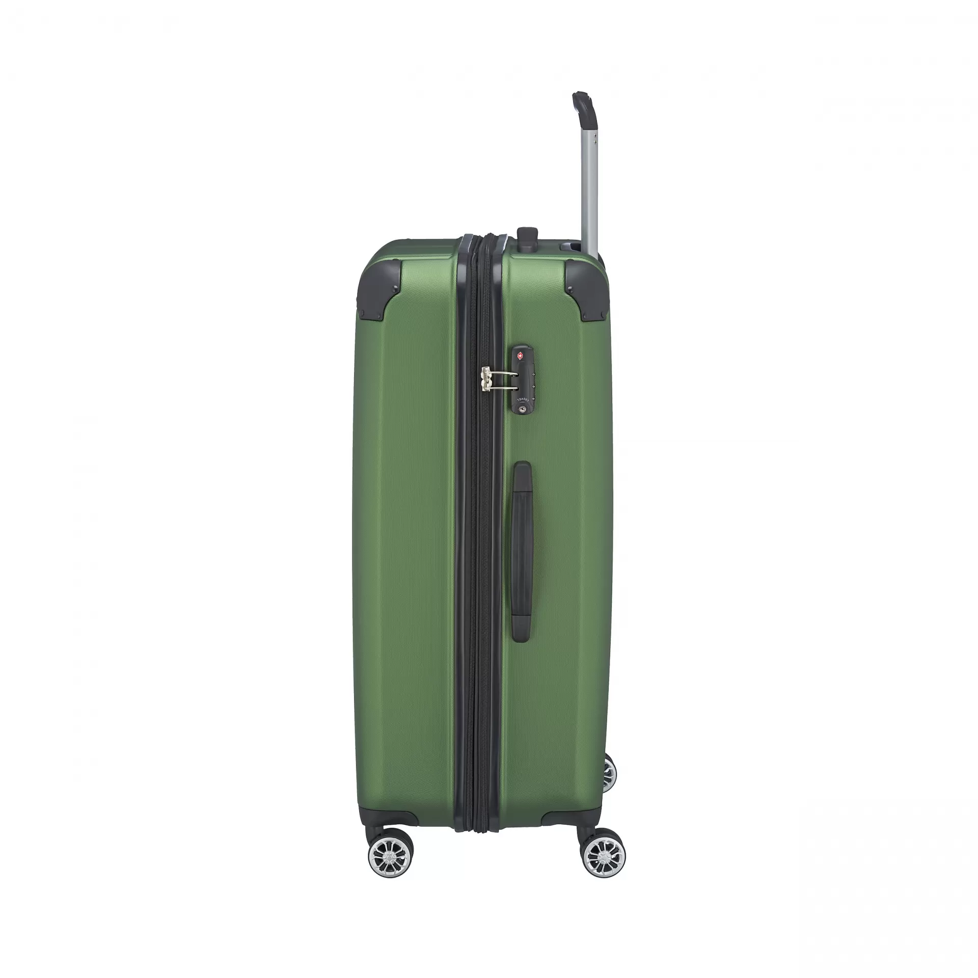 Travelite City Trolley mit 4 Rollen L 77cm EXP 113 Liter - Grün