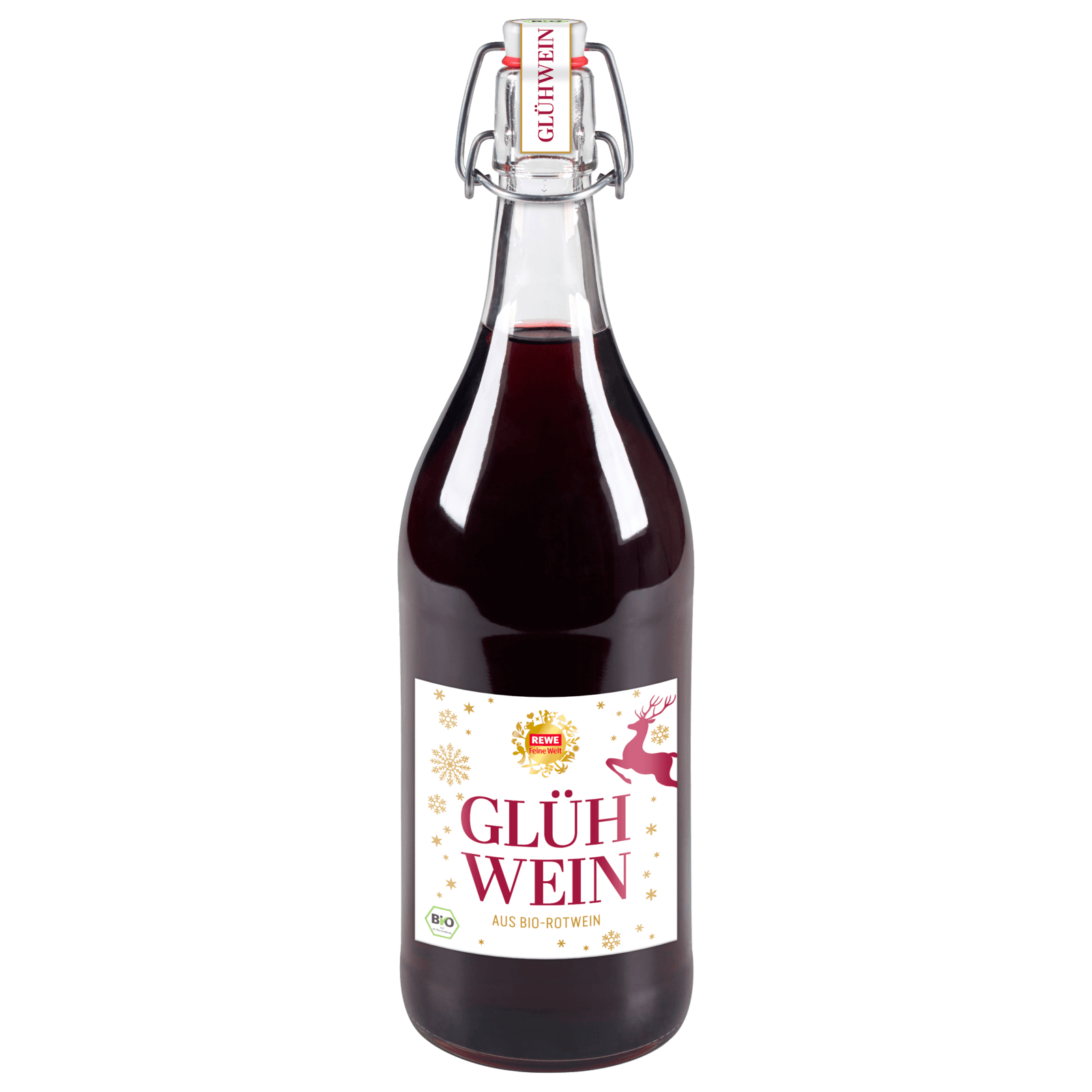 REWE Feine Welt Bio Glühwein Bügelflasche 1l
