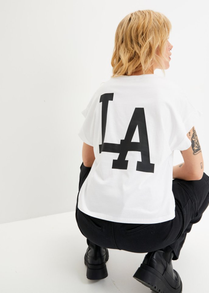 Weites Shirt mit Druck