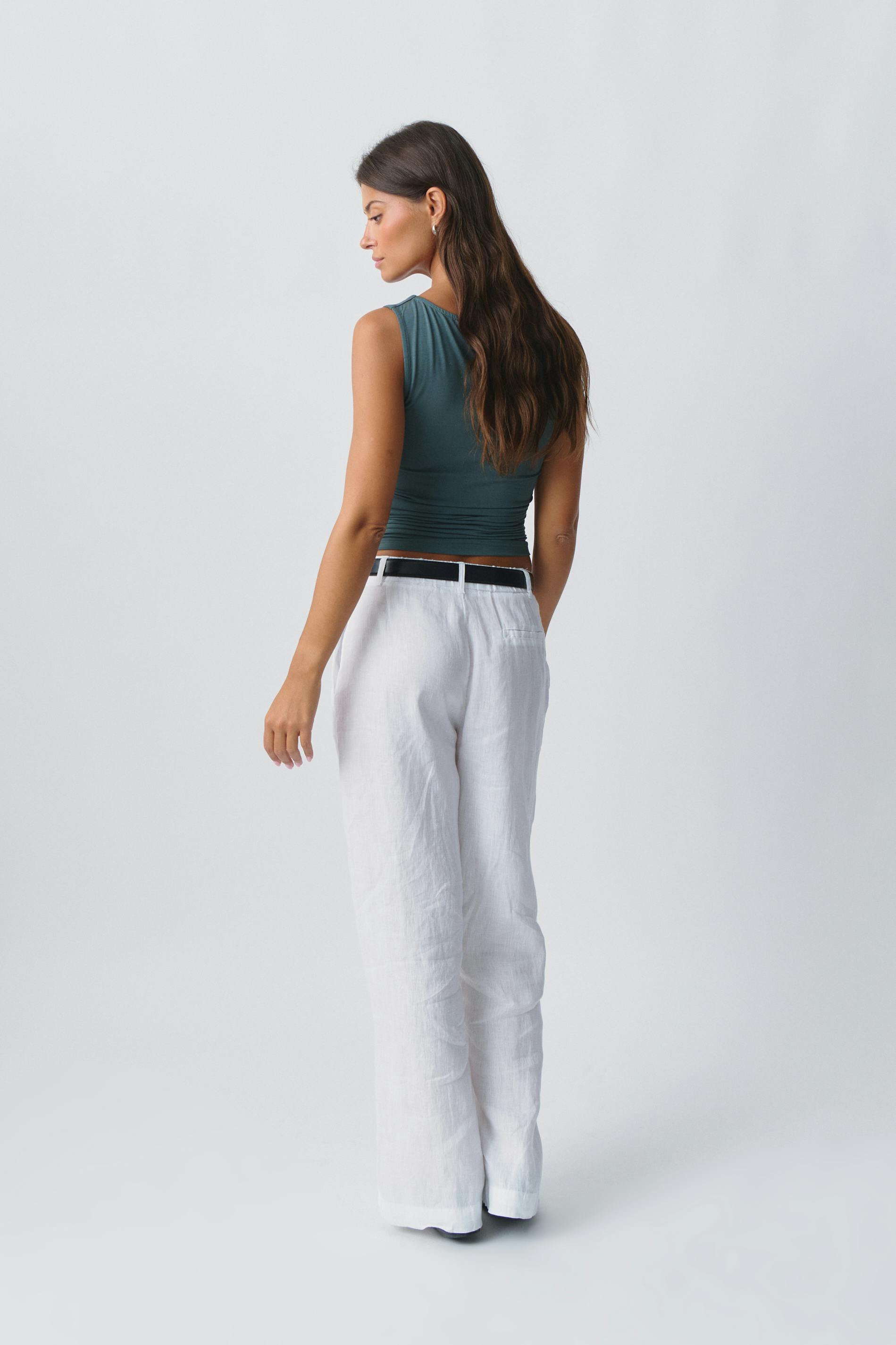 Soft touch boatneck top