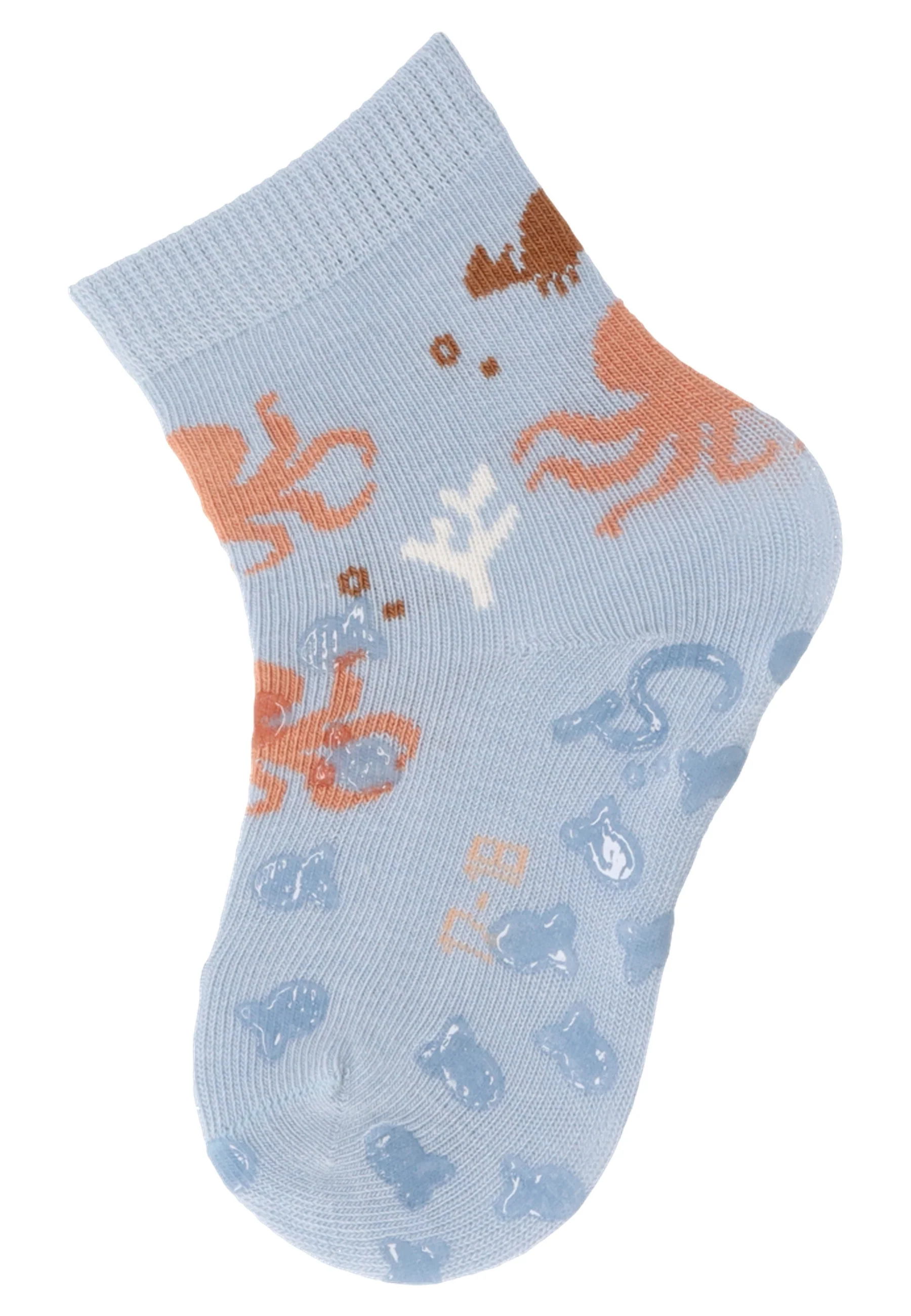 ABS Krabbelsocken im 2er Pack mit Motiv Wal