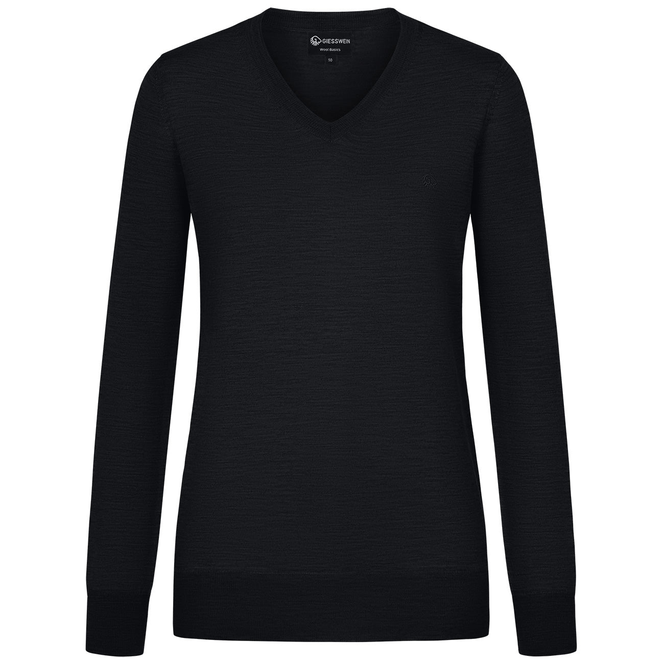 Baumwollpullover V-Ausschnitt Damen