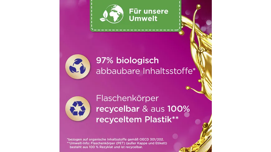 Vernel Weichspüler Aromatherapie Bezaubernde Magnolie 37 WL 814 ml