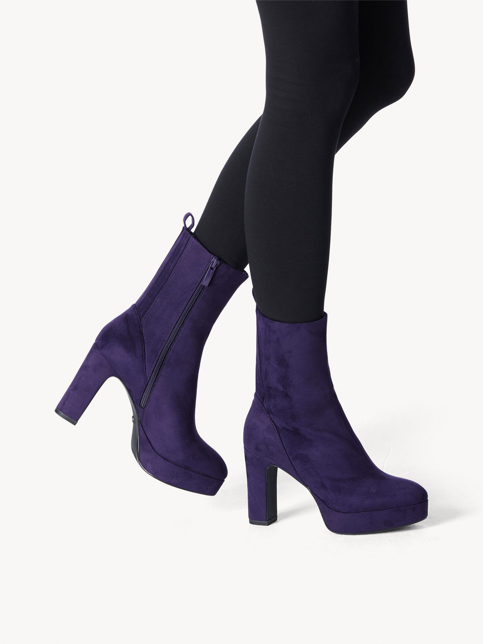 Bottine - mauve